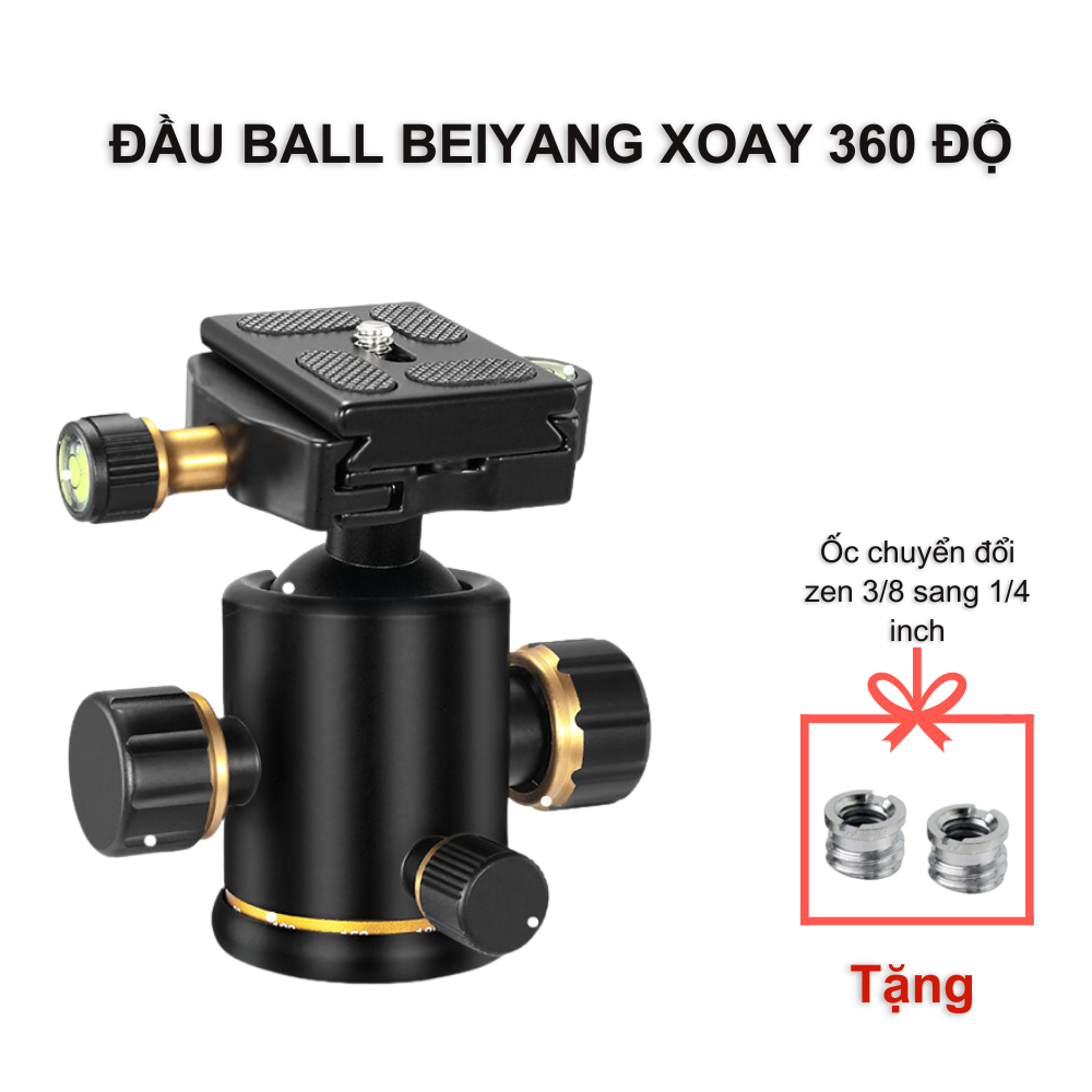 Đầu bi (Ballhead) cao cấp tháo lắp nhanh cho tripod