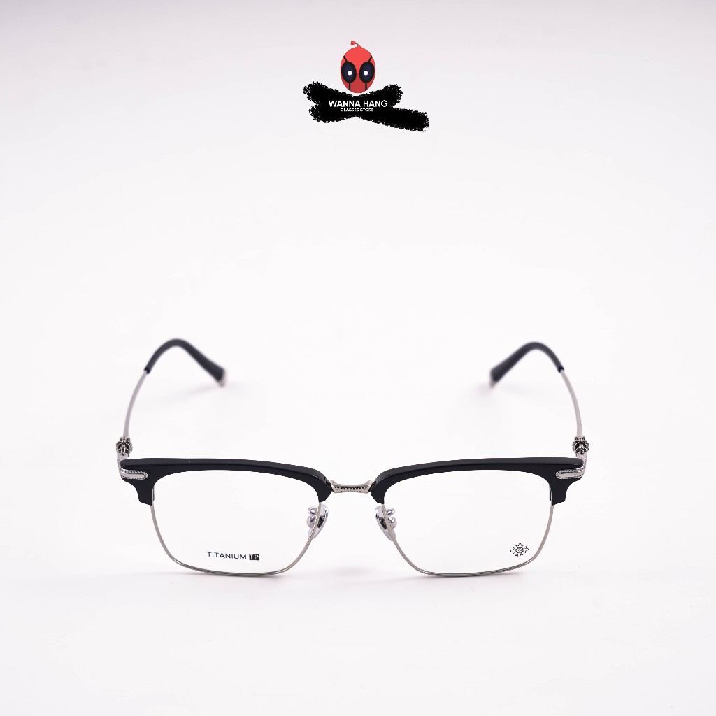 Gọng kính Chrome Hearts CH5208 titanium nam nữ chống tia UV cao cấp Wanna Hang WHCH62