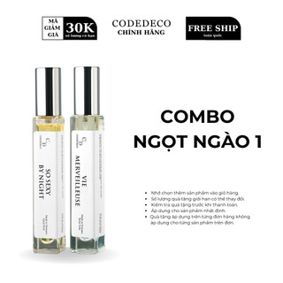 Tinh dầu thơm codedeco so sexy by night + codedeco vie merveilleuse 10ml dạng xịt