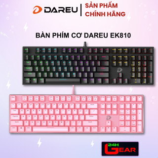 Bàn phím cơ Dareu EK810 Hồng | Đen Multiled ( Blue , Brown , Red Switch )