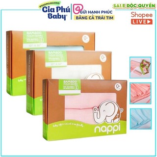 Khăn tắm nappi 77 x 77cm ( hộp 2 cái) hàng chính hãng đảm bảo chất lượng