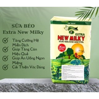 Bột kem béo New Milky Extra sữa bột béo dinh dưỡng dành cho người gầy dùng được cho trẻ nhỏ và người lớn.