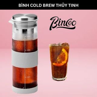 Bình ủ cà phê cold brew bình pha cà phê cold brew ủ lạnh thủy tinh nhựa thương hiệu bincoo