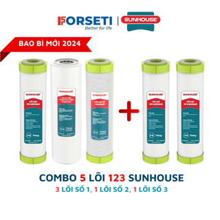 Bộ 5 lõi lọc nước Sunhouse chính hãng dùng cho máy lọc nước Sunhouse