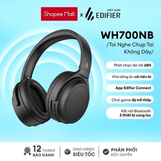 Tai nghe chụp tai chống ồn không dây edifier wh700nb | phát nhạc lên tới 68h | khử tiếng ồn môi trường | bh 12 tháng