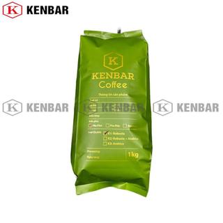 Cà phê kenbar 1kg - cà phê mộc, rang xay nguyên chất robusta / aribica