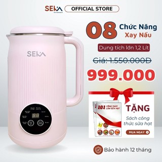 Máy Làm Sữa Hạt Đa Năng SEKA SK320 Pro 8 Chức Năng, Máy Xay Nấu Sữa Hạt Đậu Nành Điều Khiển Cảm Ứng Công Nghệ Nhật Bản
