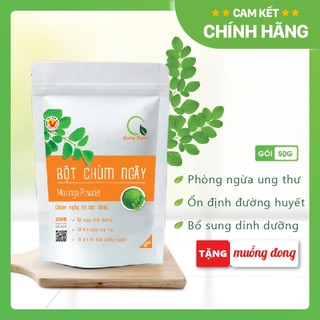 Bột chùm ngây sấy lạnh nguyên chất gói 50gr
