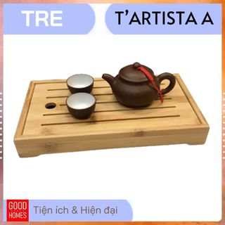 Khay trà đạo gỗ tre tự nhiên
