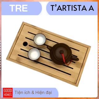 Khay trà đạo gỗ tre tự nhiên