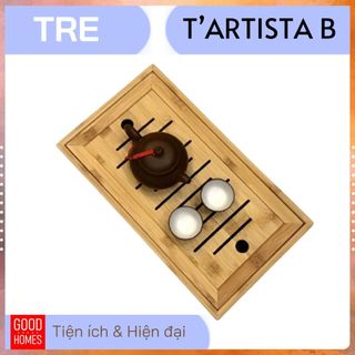 Khay trà đạo gỗ tre tự nhiên