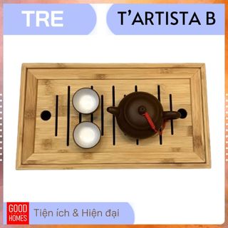 Khay trà đạo gỗ tre tự nhiên