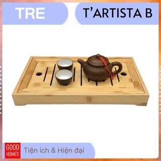 Khay trà đạo gỗ tre tự nhiên
