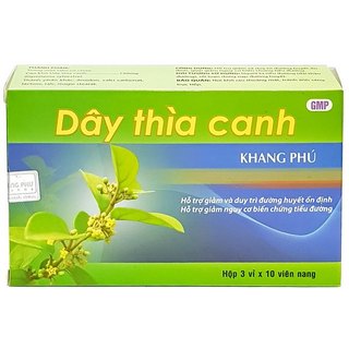Dây Thìa Canh Khang Phú (vi) - Hỗ trợ hạ đường huyết, kiểm soát đường huyết, giảm nguy cơ biến chứng của bệnh tiểu đường