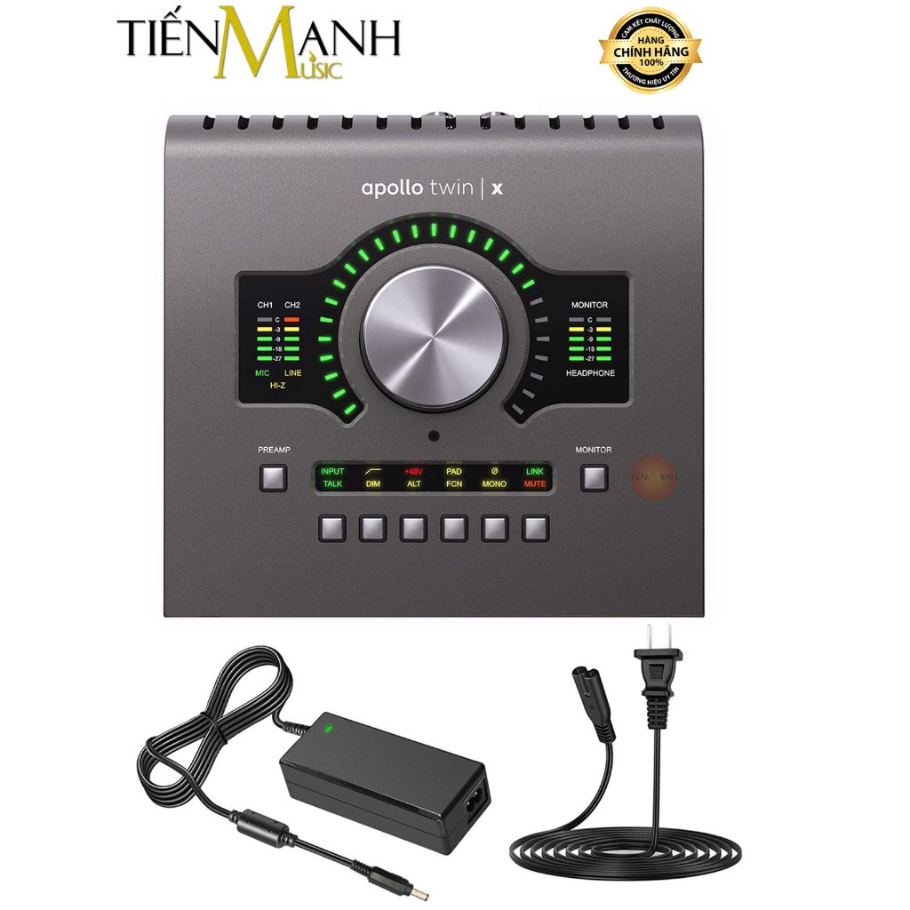 [Chính Hãng] Soundcard Universal Audio UA Apollo Twin X Duo HE TB3 - Thunderbolt 3 Sound Card Âm Tha