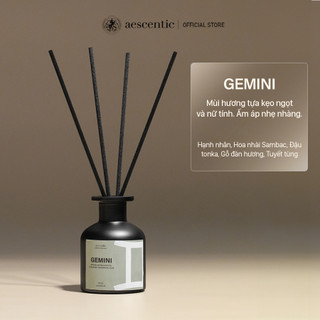 Tinh Dầu Thơm Phòng GEMINI Cắm Que Aescentic Việt Nam Nhiều Hương - Size 50ml/ 75ml/ 125ml/ 220ml