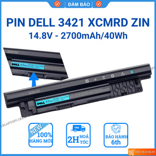 Pin Dell Inspiron 14-3421 5421 15-3521 3537 5521 17-3737 Latitude 14 3000 Series Vostro 2421 MR90Y XCMRD ZIN mới