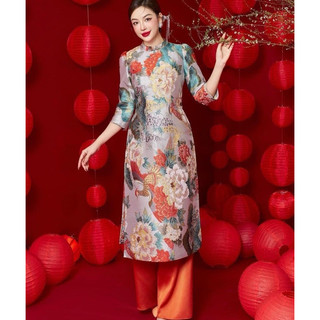 Vải tafta phượng hoàng 2 màu