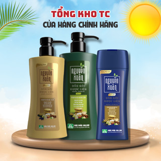  Dầu gội dược liệu Nguyên Xuân 5200ml 350ml 200ml - kết hợp tính hoa 13 vị Dược liệu Cổ truyền + 10% thể tích 