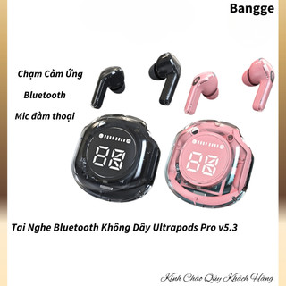 Tai Nghe Bluetooth Không Dây Ultrapods Pro v5.3, BANGGE Chạm Cảm Ứng,Âm Thanh Hay,Có Mic Đàm Thoại