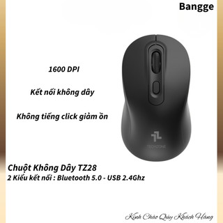 Chuột Không Dây TZ28, BANGGE Kết Nối Bluetooth - USB 2.4Ghz,Nhỏ Gọn,Phù Hợp PC Laptop,Bền Và Đẹp