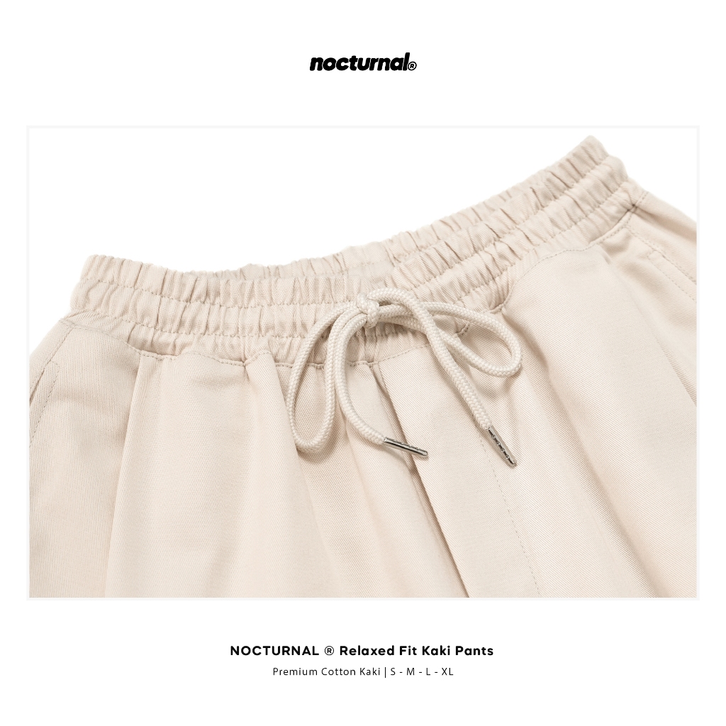 Quần Kaki Xếp Li Ống Rộng NOCTURNAL Unisex Nam Nữ Local Brand | BigBuy360 - bigbuy360.vn