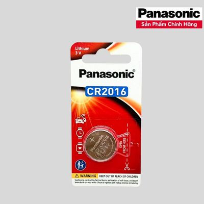 Vỉ 1 viên pin Panasonic CR2016 Siêu Bền 3V made in Indonesia cao cấp - Hàng chính hãng