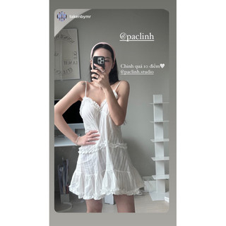 Váy babydoll 2 dây Hàn Quốc - Paclinh.Studio