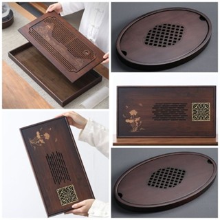 KHAY TRE HUN KHÓI KIỂU DÁNG TRANG NHÃ BỀN ĐẸP. PHỤ KIỆN UỐNG TRÀ KHÔNG THỂ THIẾU