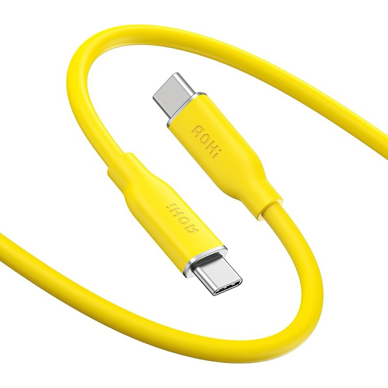 Cáp Sạc Aohi Type C to C 5A 140W Silicon AOC-L014