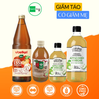 Giấm táo hữu cơ có giấm cái 750ml - Đức