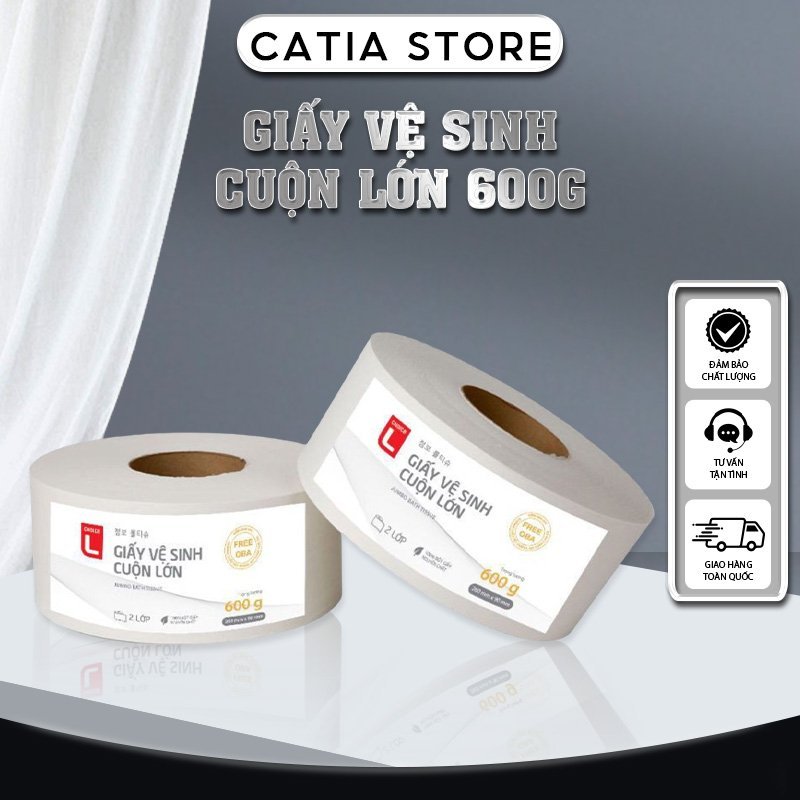 GIẤY VỆ SINH  CUỘN LỚN 600G