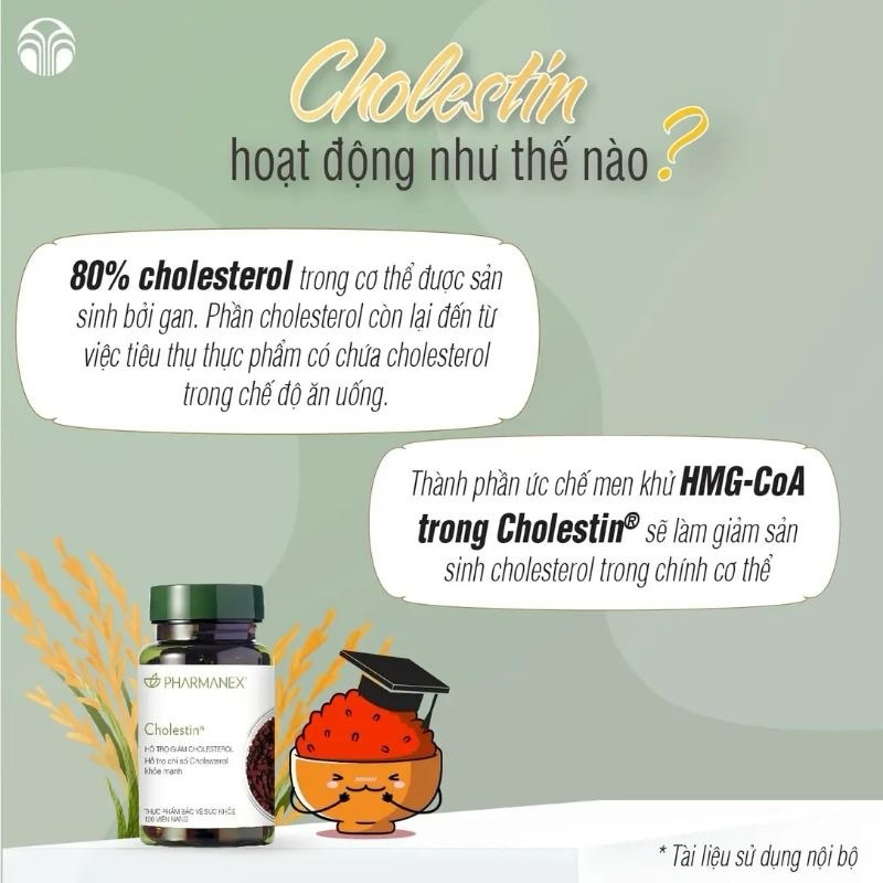 Thực phẩm bảo vệ sức khỏe Cholestin