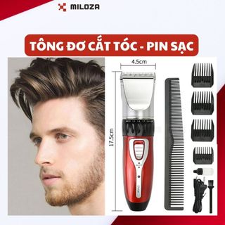 Tông Đơ Cắt Tóc - Tông Đơ Cắt Tóc Cho Bé - Lưỡi Sắc Bén, Êm Ái, Không Đau, Tặng PK