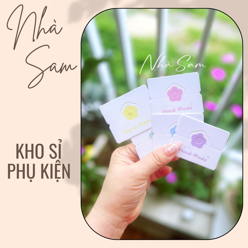 [SỈ] 50 THẺ GIẤY TREO CỘT TÓC KẸP TÓC PHỤ KIỆN