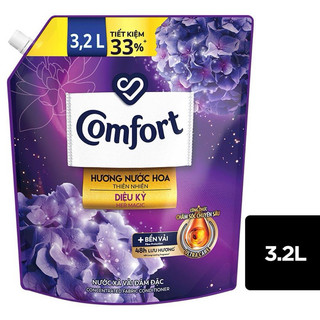 Nước xả vải Comfort hương nước hoa thiên nhiên túi 3.2 lit ( mẫu mới)