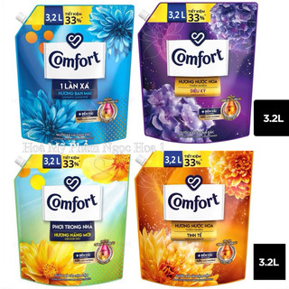 Nước xả vải Comfort  đậm đặc túi 3.2 lít
