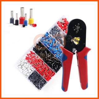 Kìm bấm cos vuông HSC8 6-4A tự điều chỉnh,1250 đầu cos đủ loại cos ống tròn cos pin