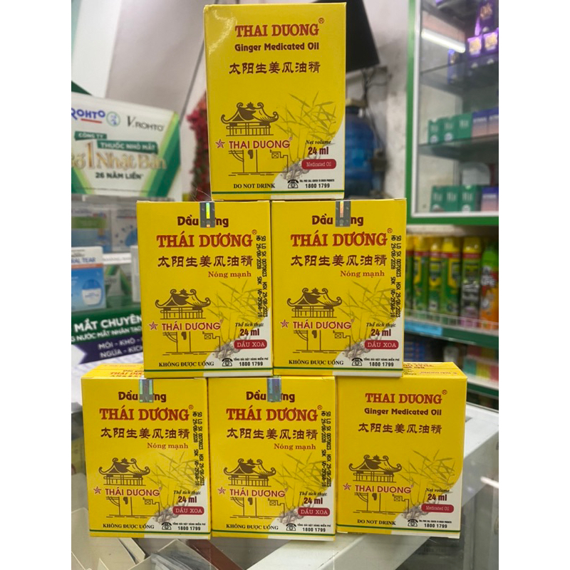 Dầu gừng Thái Dương chai 24ml
