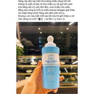 Mặt nạ sủi bọt ma thuật ashe7 baker7 magic bubble essence pack