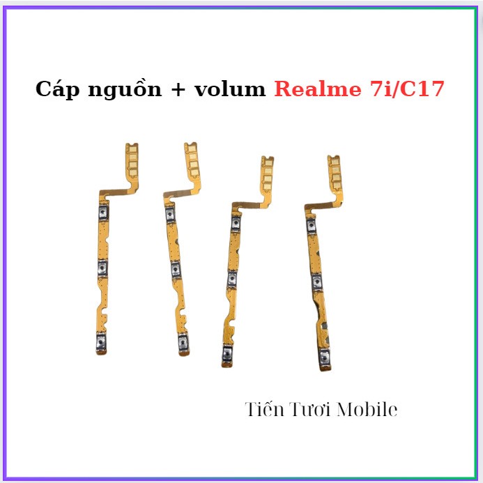 Cáp nguon + volum realme 7i/C17