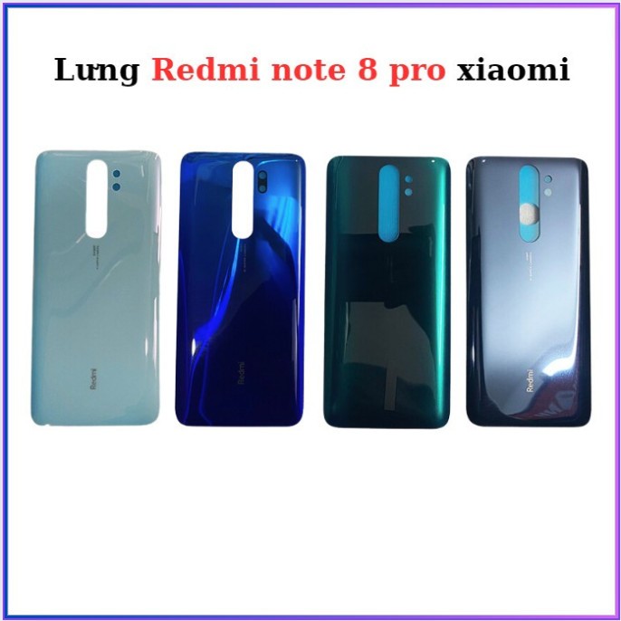 Nắp lưng Xiaomi redmi note 8 pro