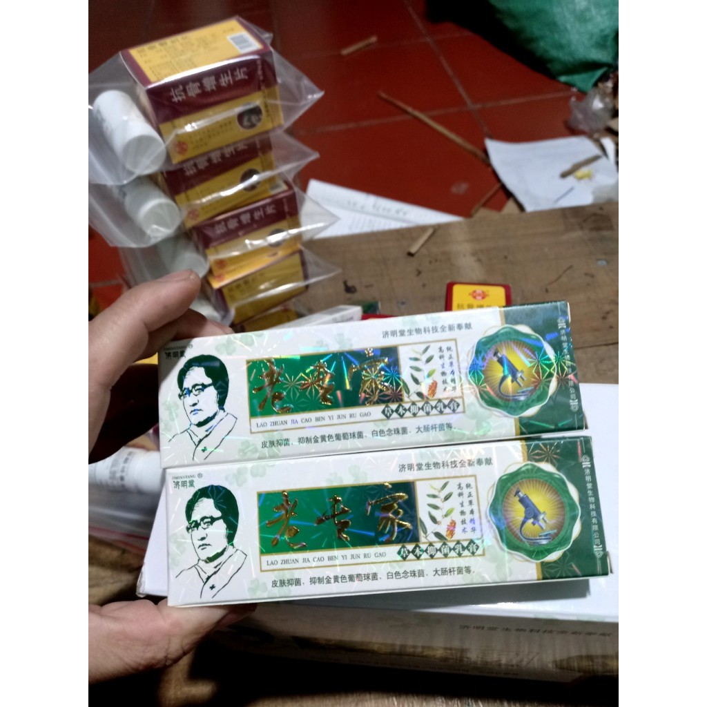 Combo 10 típ Kem bôi ngoài da đông y hỗ trợ bôi các vết da liễu nấm ngứa, lang ben, chàm, tổ đỉa...