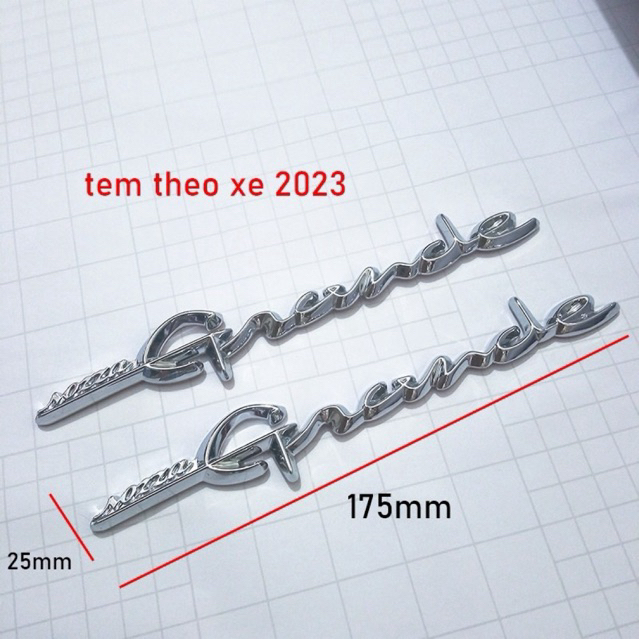 BỘ 2 TEM NOZZA GRANDE NHỰA XI