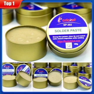 Mỡ hàn Cricket 100gr - Mỡ trợ hàn siêu bám dính, hàn dễ dàng, chắc chắn, ít khói, ít cặn