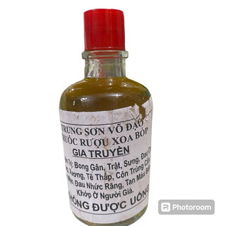 Thuốc rượu xoa bóp gia truyền trung sơn võ đạo xoa bóp ngoài da