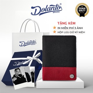 Ví dolanto brand triple wallet - đứng