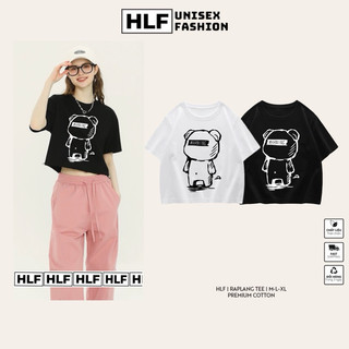 Áo croptop baby tee Gấu Teddy thả bom, áo thun nữ HLFashion