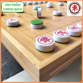 Bàn cờ tướng, cờ vây gỗ trúc có gờ