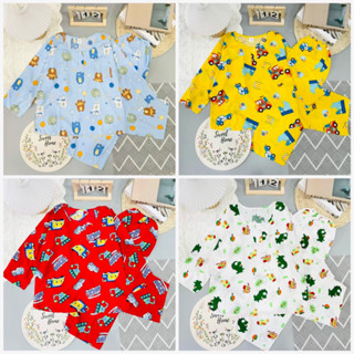 [TAY DÀI] COMBO 3-5 BỘ ĐỒ TOLE/LANH 2 DA BÉ TRAI TAY DÀI QUẦN DÀI (ĐÃ TRỪ HAO) - TAY DÀI TRAI